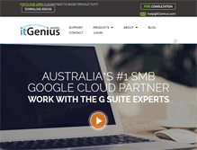 Tablet Screenshot of itgenius.com